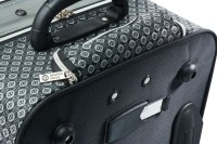 Drakes Pride Horizon Trolley Bag Silver Back